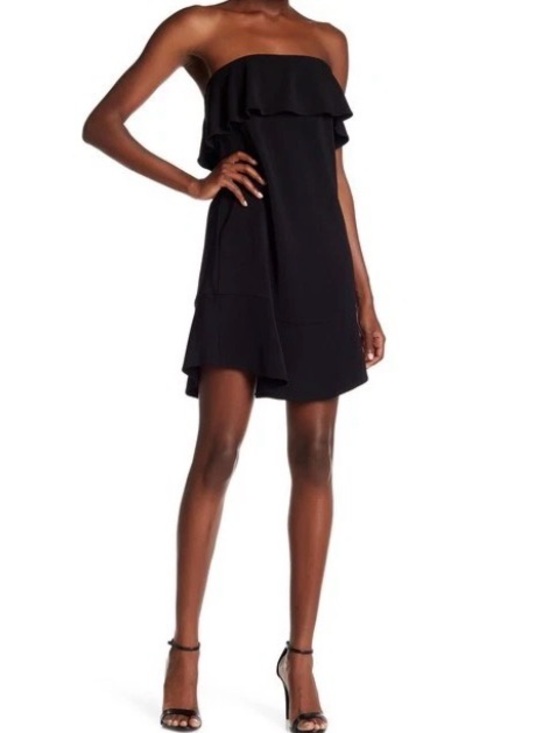 A.L.C. Dresses & Skirts - NWOT A.L.C. Black Romy Mini Ruffle Strapless Cocktail Grad Prom Dress Size 4